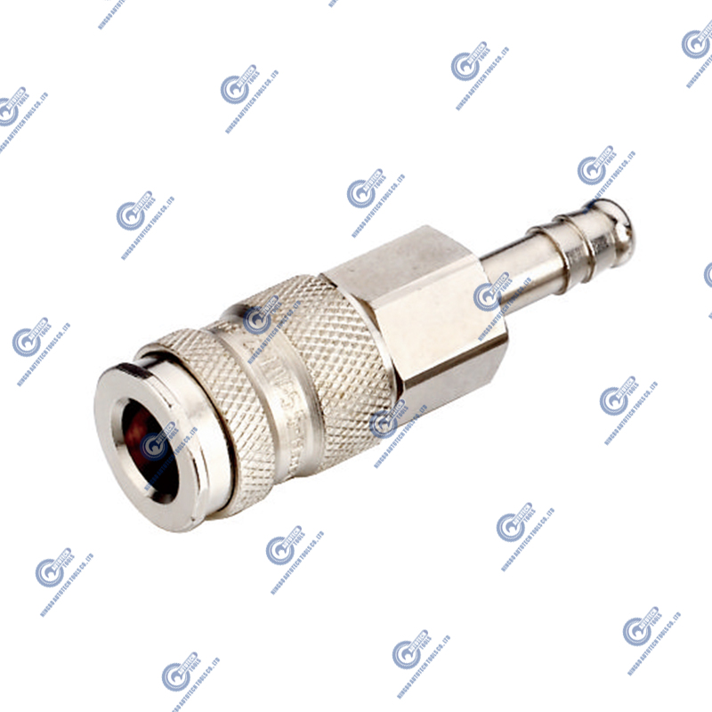 Conectores Rápidos Neumáticos 8 Mm OD - Paquete De 10 - Roscas 2/4", Sin Fugas, Para Tubos Aire - Blanco